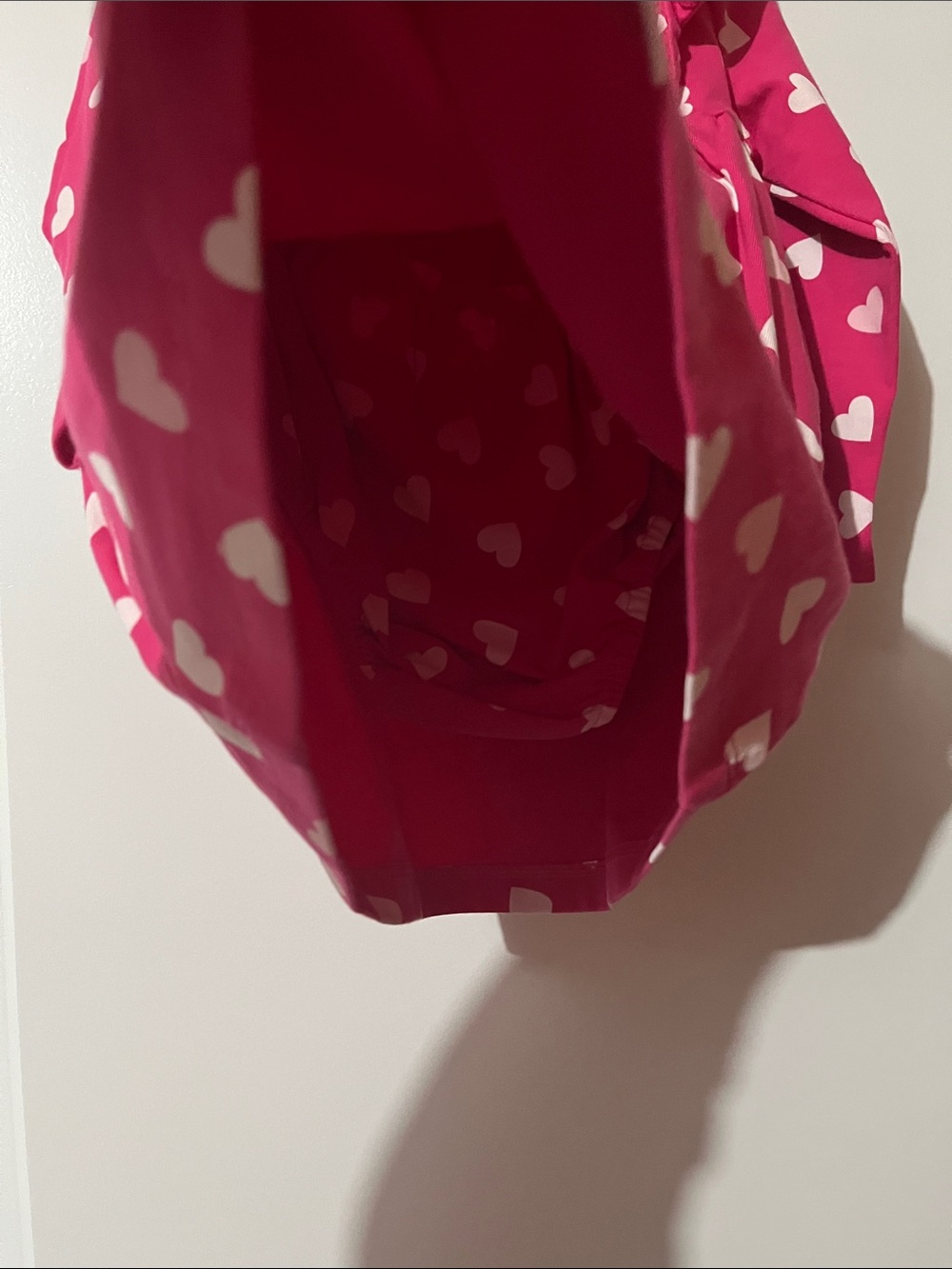 Crewcuts Pink Heart-Print Ruffle Shoulder Dress - Picture 5 of 5